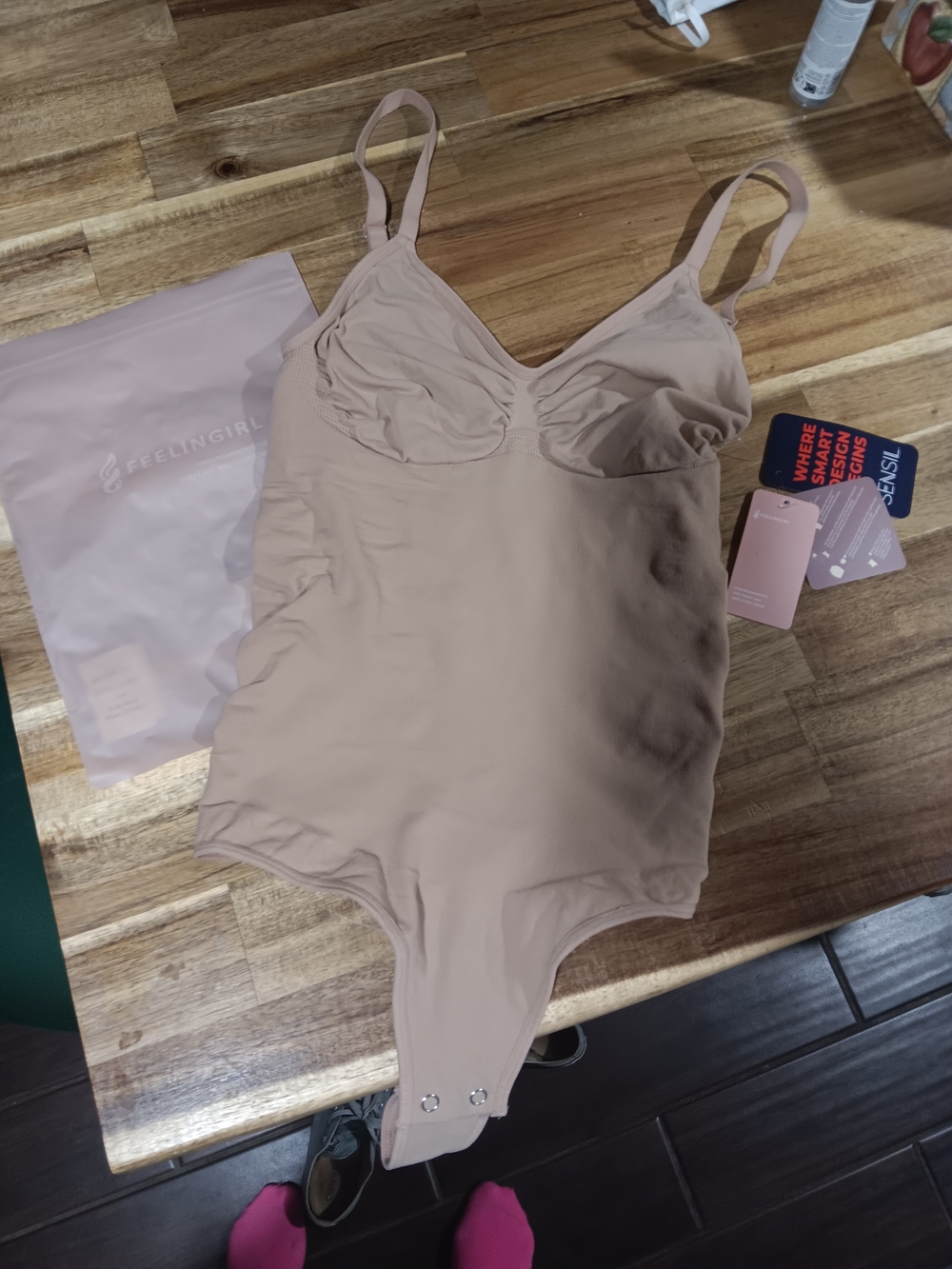 Nude Shaping Bodysuit - Women’s Seamless Shapewear